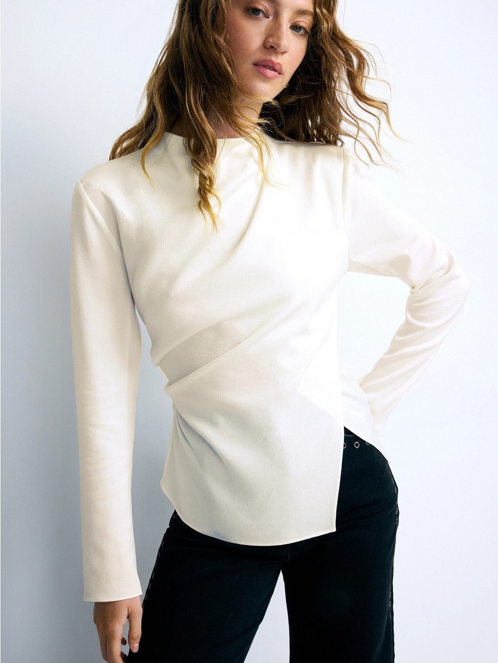 A.L.C Kay Off White Blouse size 6